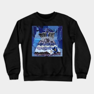 Frozen - peacock collage Crewneck Sweatshirt